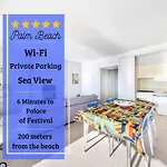 Palm Beach- Free Wifi- Parking- Sea View * Cannes
